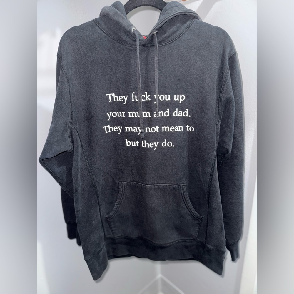 Men’s Supreme Hoodie with Graphic Text